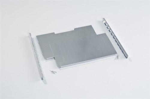 Etagère avec rails, pour sellette 60x60 mm