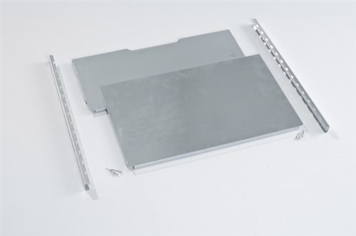 Etagère avec rails, pour sellette 75x75 mm
