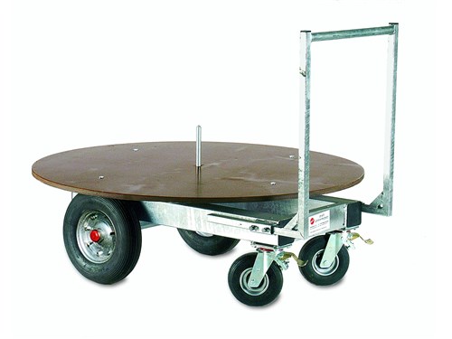 Chariot de Transport pour Balles Rondes