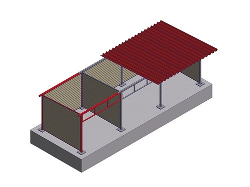 Montagekit , 3500 B x 3500 D mm