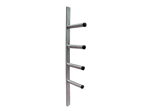 Barre de selle, acier inoxydable, pour 4 selles