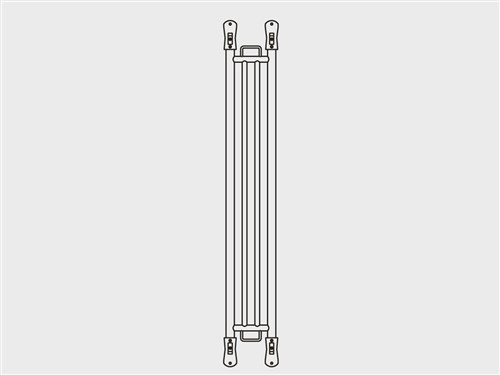 Clôture d'alimentation de sécurité 210 cm L, 29 cm L