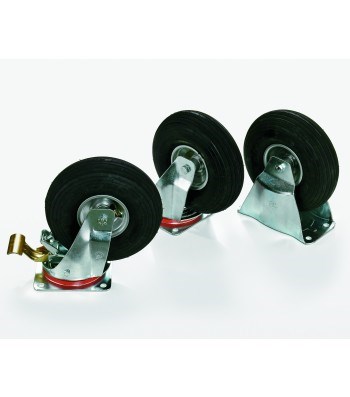 Roulette pivotante PU 200 mm avec frein