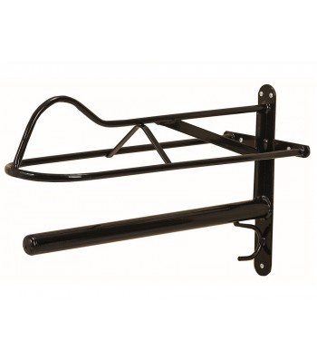 Porte-selle western PRO,  420 H x 240 L x 620 P m, noir