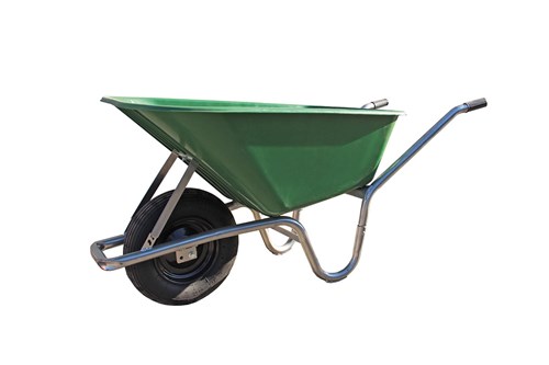 Brouette compacte 100 litres, emballée, à monter soi-même