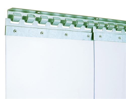 Bevestigingsysteem voor PVC lamellen 100cm RVS
