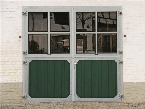 Porte d'écurie en 2 parties avec fenêtre 2400 B mm x2200mm H