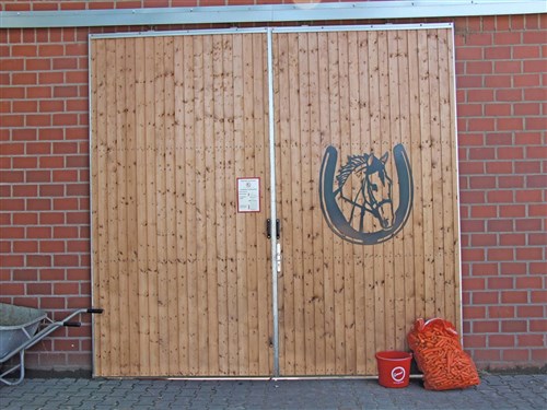Porte d'écurie 300 B cm x300cm H