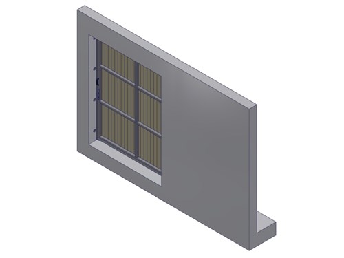 Porte d'écurie 200 B cm x400cm H