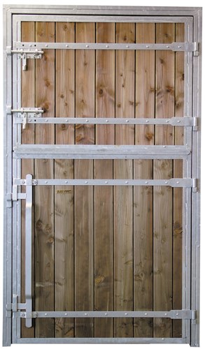 Porte 1,20m complète Pro tirant droit Douglas