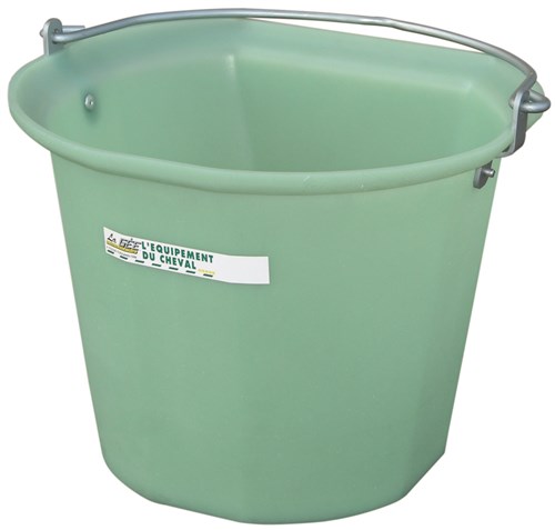 Seau 16 litres rotomoulé renforcé à bord plat