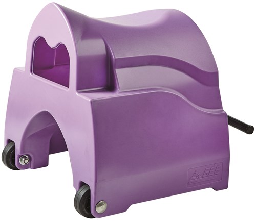 Saddle Box roulant Mauve