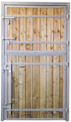 Porte 1,20m complète Pro tirant droit Pin du Nord