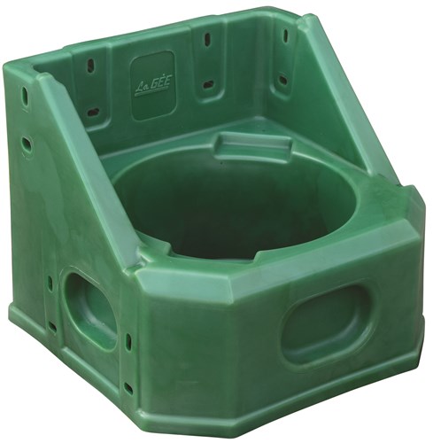 Mangoire murale polyvalente/Support seau minéreau 20L.