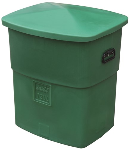 Container PE 120L avec couvercle