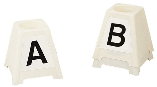 Jeu de plots de lettres de dressage (12 lettres)