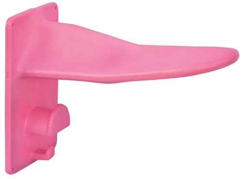 Porte-selle plus rose avec porte-brides en résine