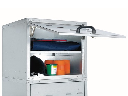 Meuble haut 50 x 60 x 60 cm avec porte relevable