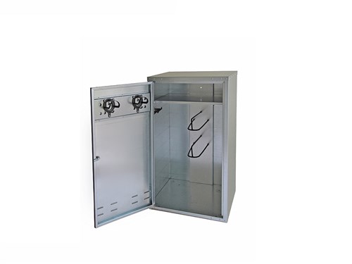 Armoire à selles standard de 106 x 60 x 60 cm avec serrure à cylindre et 2 supports de selle