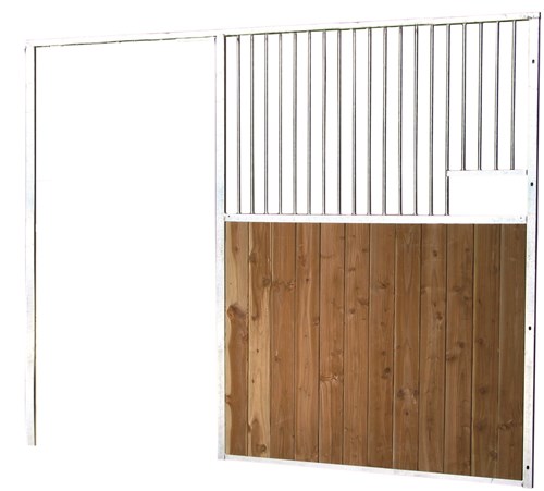 Façade de box sans porte Douglas lg 2,5m