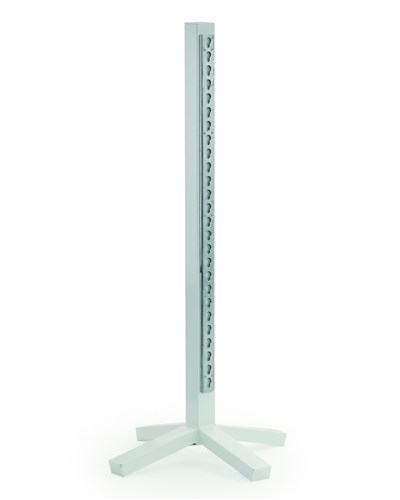 Aluminium hindernisstander, met hindernisrail, h 163 cm,