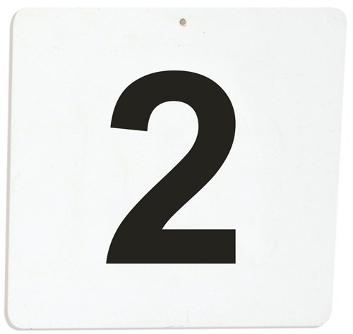 Jeu de numéros de maniabilité de 1 à 20 Fond blanc