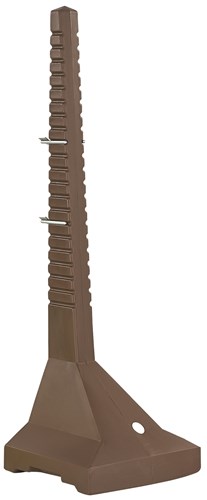 Chandelier simple PE Chocolat - H 1,70m + 2 fiches