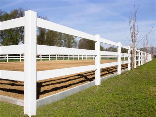 Clôture en plastique pour manège type S 3 20 x 40 m