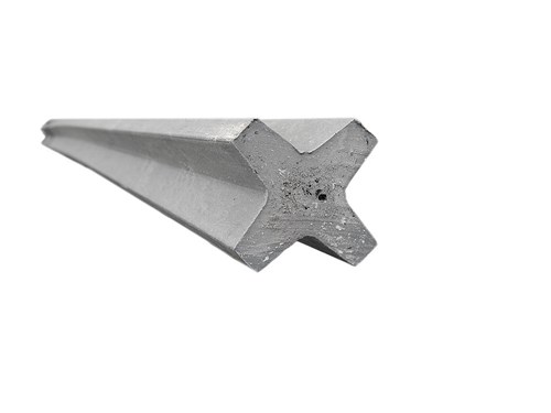 Poteau de clôture KS recyclé avec une croix