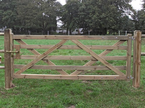 Grille de pré en bois Sussex, 120 cm H x 200 cm B