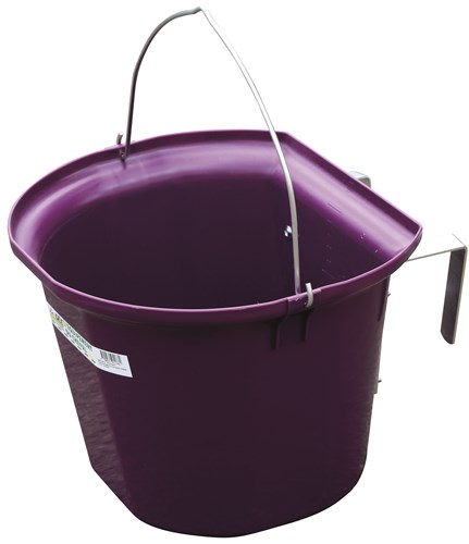 Seau/Mangeoire à crochets avec anse 17,5 l. en