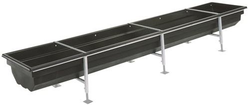 Auge PE à bovins, standard 5 m x 0,85 m (6 pieds)