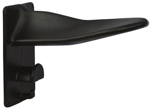 Porte-selle plus noir avec porte-brides en résine