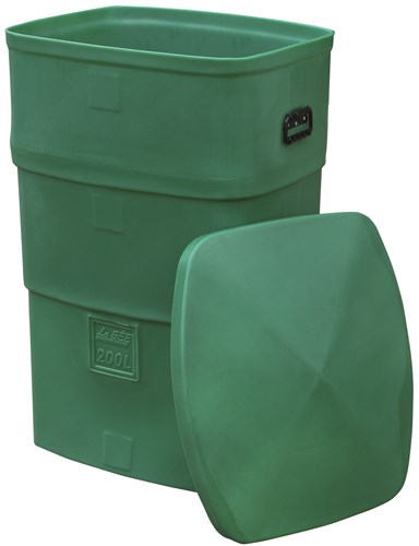 Container PE 200L avec couvercle
