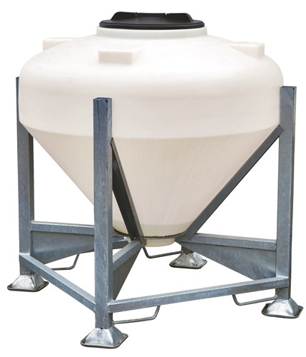 Silo 500 L monobloc sur châssis