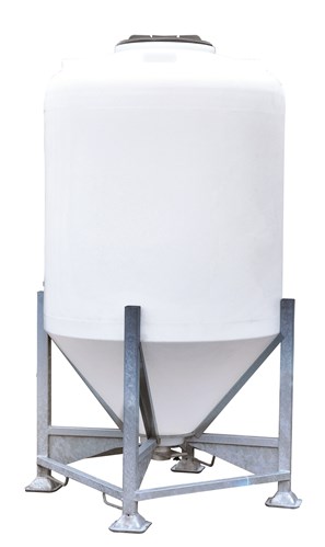 Silo 1500 L monobloc sur châssis