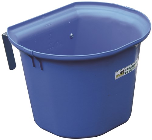 Mangeoire à crochet 17,5 l. en injection Turquoise