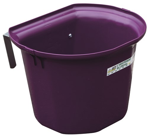 Mangeoire à crochet 17,5 l. en injection Mauve