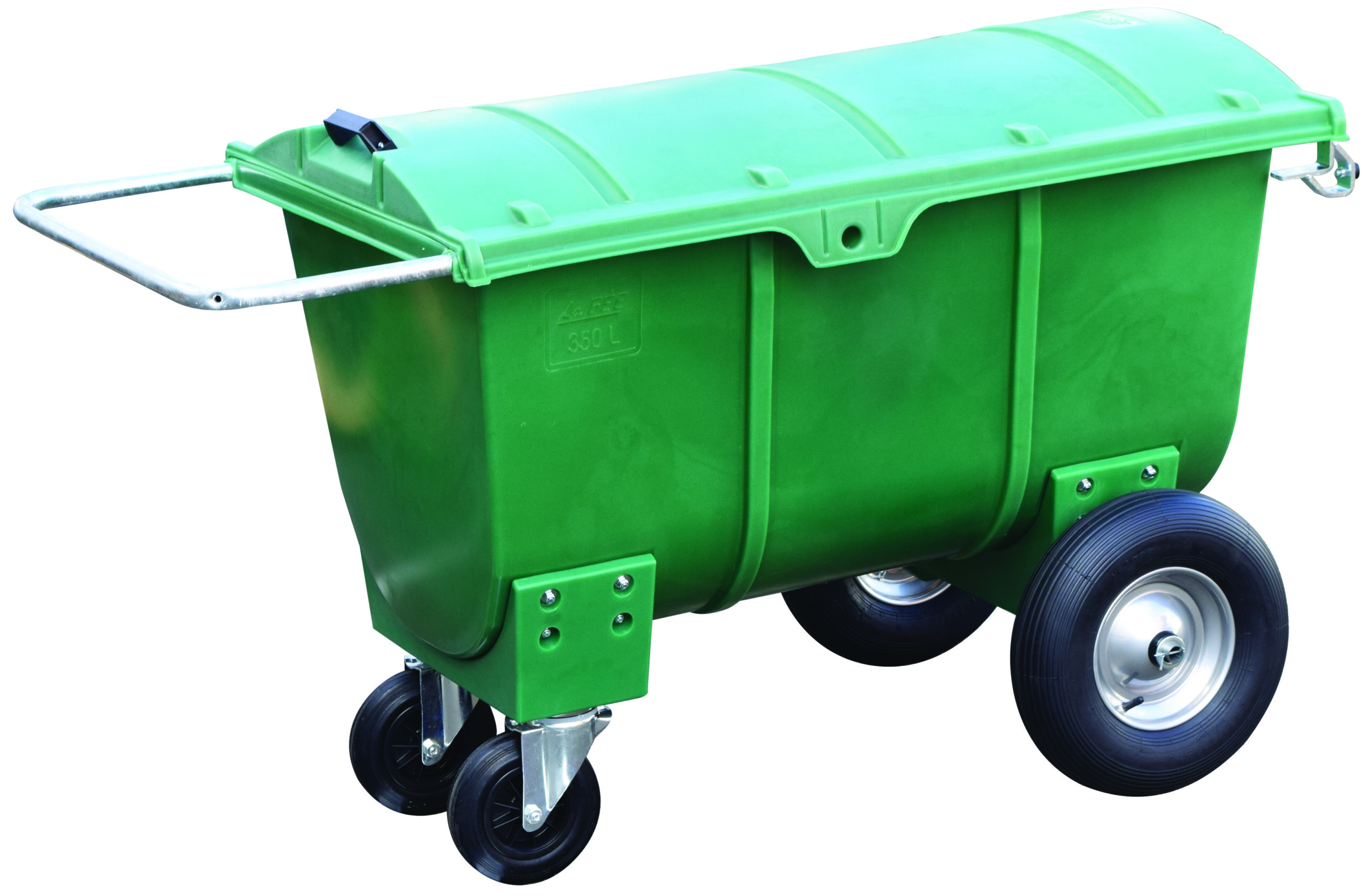 Voerkar PRO-FEED 350L groen GEPATENTEERD - Afbeelding 2