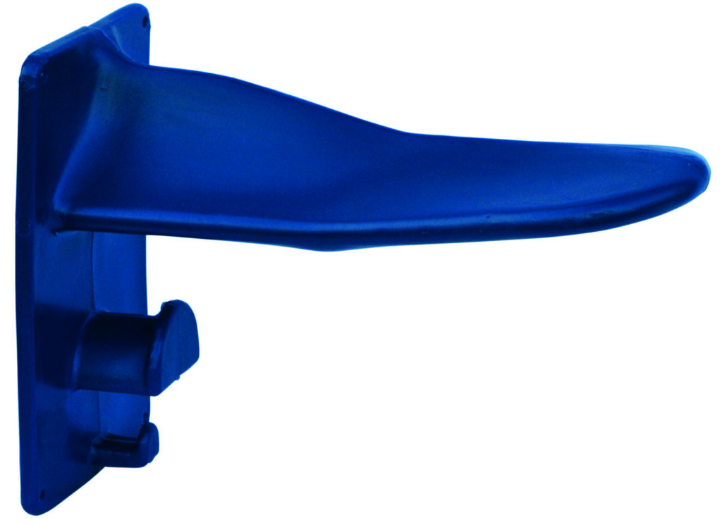 Porte-selle plus bleu marine avec porte-brides en résine